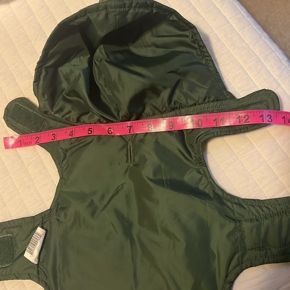 Target Classic Dog Puffer Vest Size Small Wondershop Dark Green Jacket like new - Picture 9 of 10
